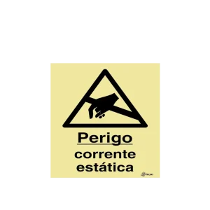 Sinalética Perigo Corrente Elétrica - IS0340