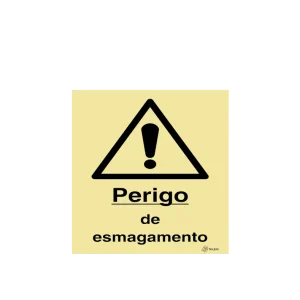 Sinalética Perigo de Esmagamento - IS0489