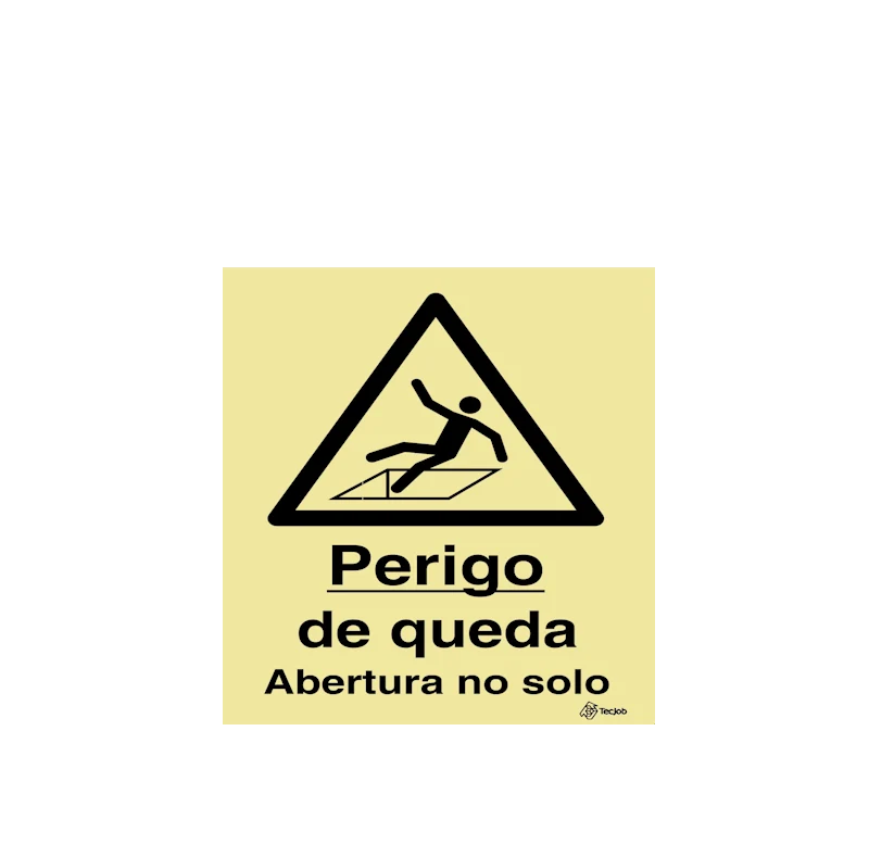 Sinalética Perigo de Queda Abertura no Solo - IS0197