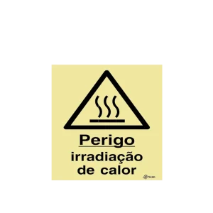 Sinalética Perigo Irradiação de Calor - IS0336
