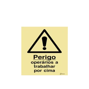 Sinalética Perigo Operários a Trabalhar por Cima - IS0488