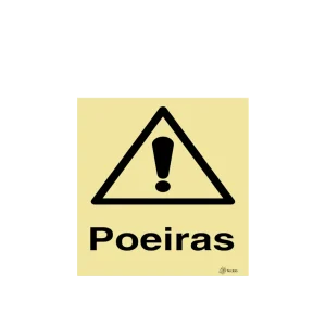 Sinalética Perigo Poeiras - IS0498