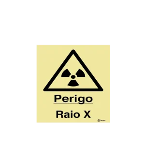 Sinalética Perigo Raio X - IS0155