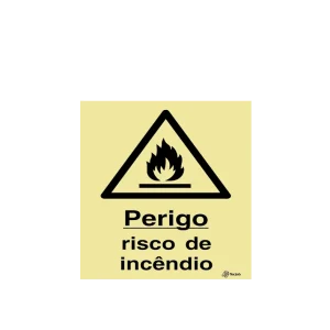 Sinalética Perigo Risco de Incêndio - IS0293