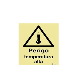 Sinalética Perigo Temperatura Alta - IS0335
