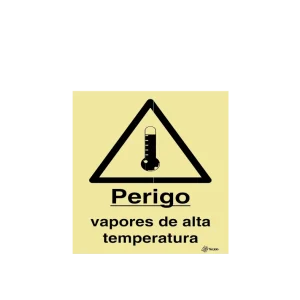 Sinalética Perigo Vapores de Alta Temperatura - IS0345