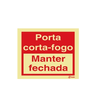 Sinalética Porta Corta-Fogo - I0542
