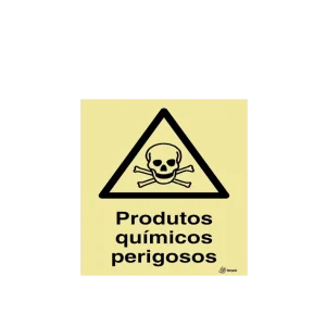 Sinalética Produtos Químicos Perigosos - IS0159