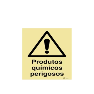 Sinalética Produtos Químicos Perigosos - IS0497
