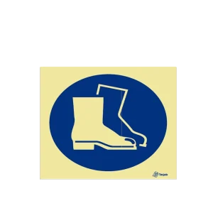 Sinalética Uso Obrigatório de Botas de Proteção - OB0021